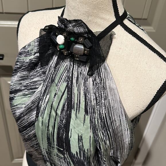 Robert Rodriguez Silk Halter Top - Picture 2 of 12